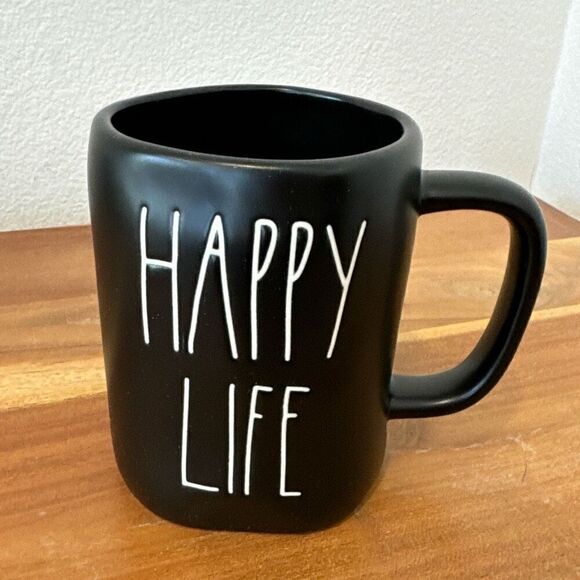 Rae Dunn Happy Life Mug - Picture 1 of 3